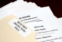 Stack of Resumes