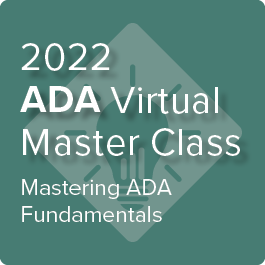 2022 ADA Virtual Master Class