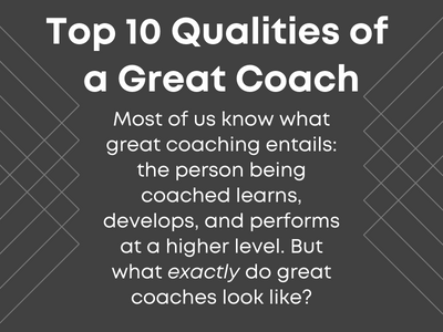 10 Signs Of A Great Coach